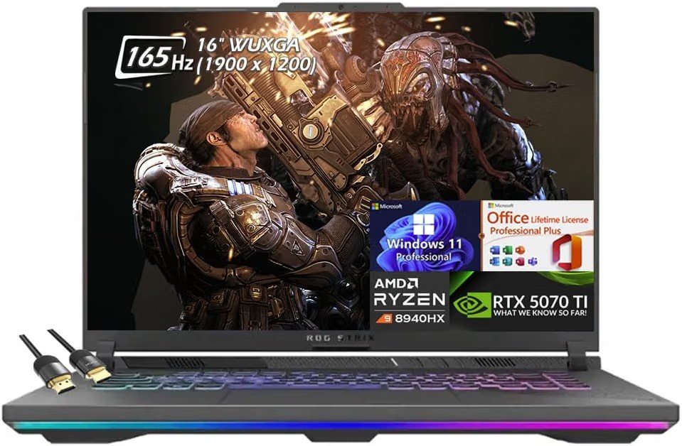 ASUS ROG Strix G16 with Office Lifetime License gaming laptop main product image