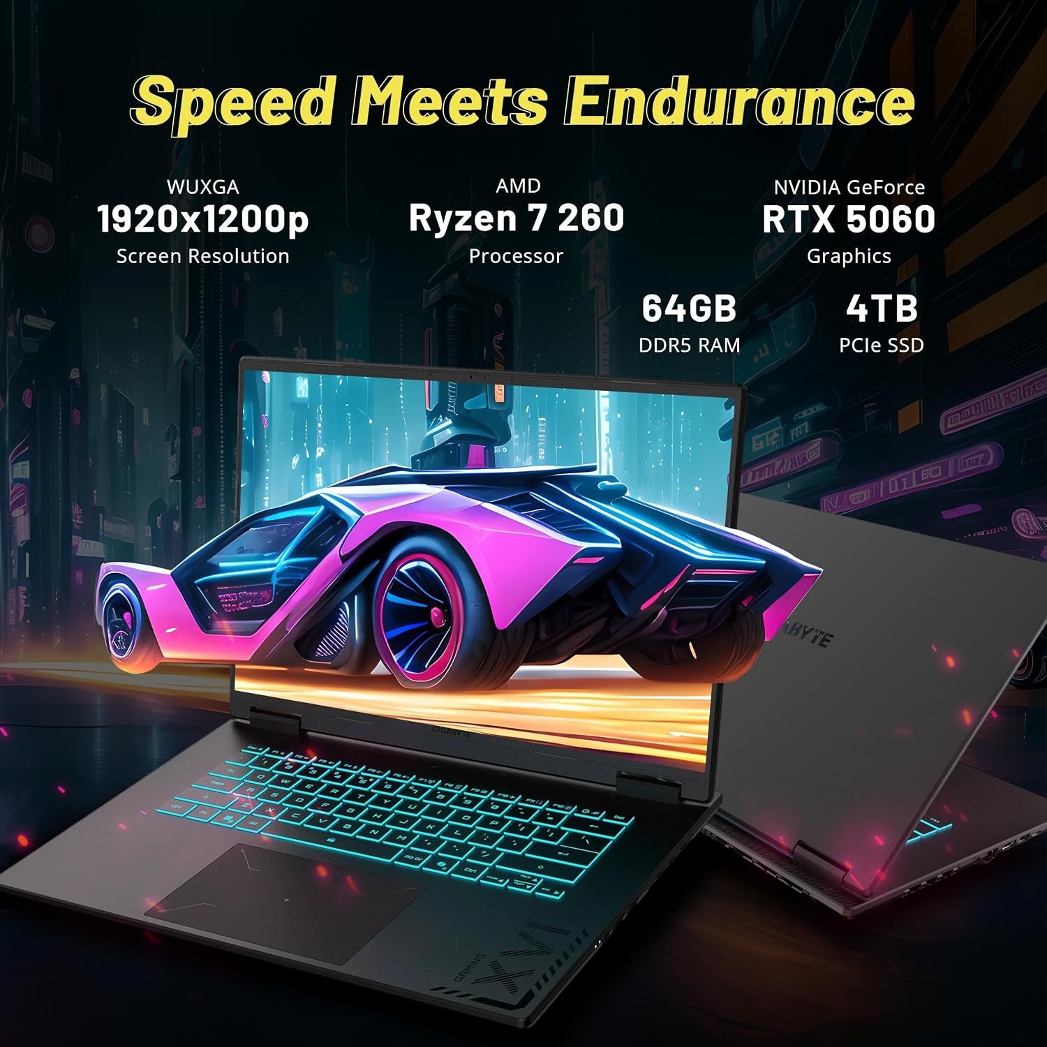 GIGABYTE A16 3VH gaming laptop
