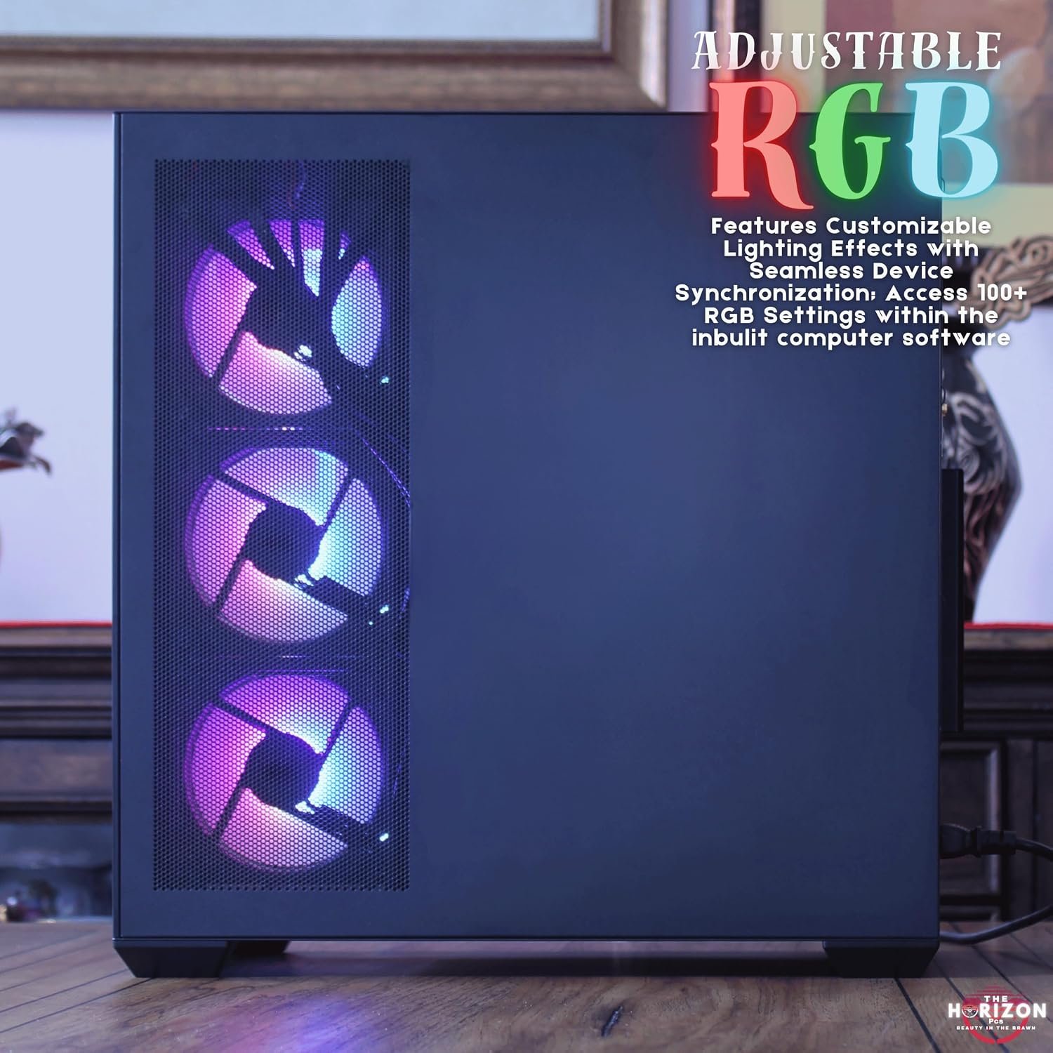 Horizon Autherium Dragon RGB gaming PC detail